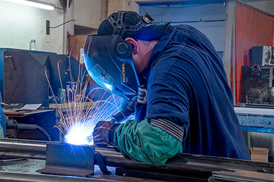 Indiana Welder at Work